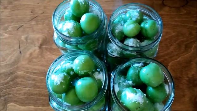 Pickled plum recipe - Alça turşusunun hazırlanması