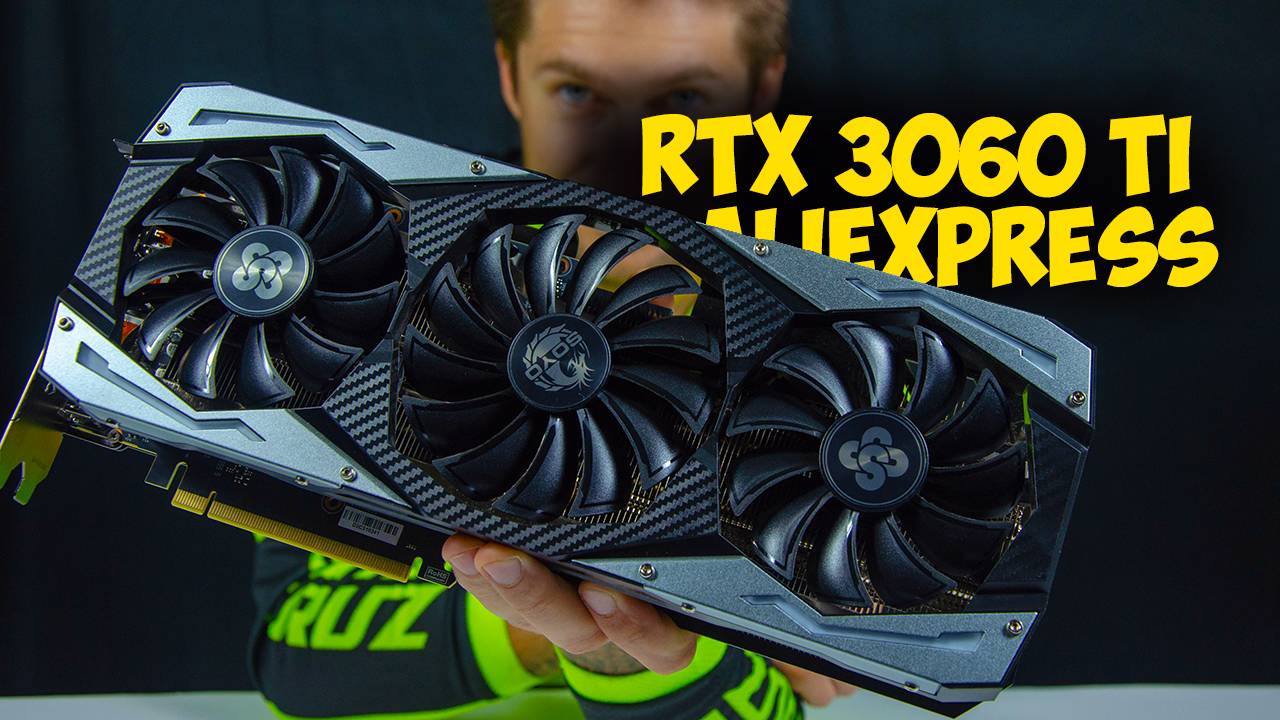 Видеокарта Rtx 3060 ti Soyo с Aliexpress