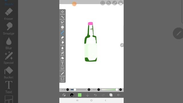 HOW TO DRAW SOJU | DRINK DRAWING SOJU IBIS PAINT X | EASY DRAWING TUTORIAL STEP BY STEP