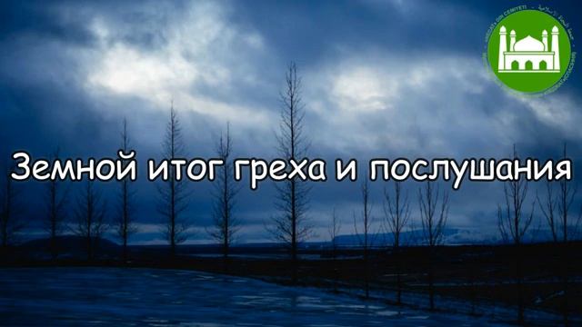 Земной итог греха и послушания  Абу Яхья Крымский