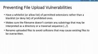 69 How to Prevent File Upload Vulnerabilities