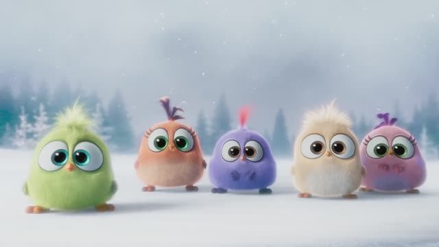 Злые птички. 10 самых милых моментов с птенцами. Angry Birds.