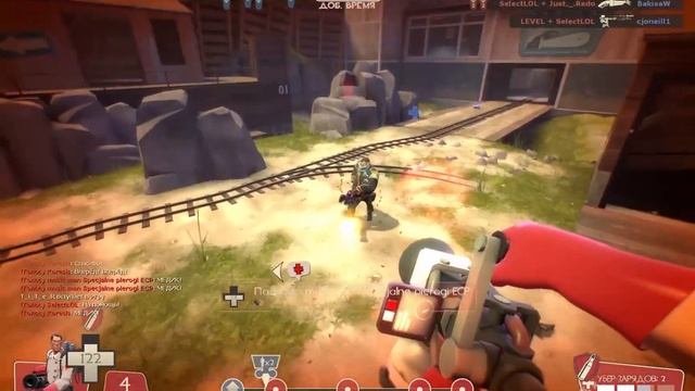 Смешные клипы тимфорестерс 2 (TF 2) игрока Кукуруза часть вроде 9 хз