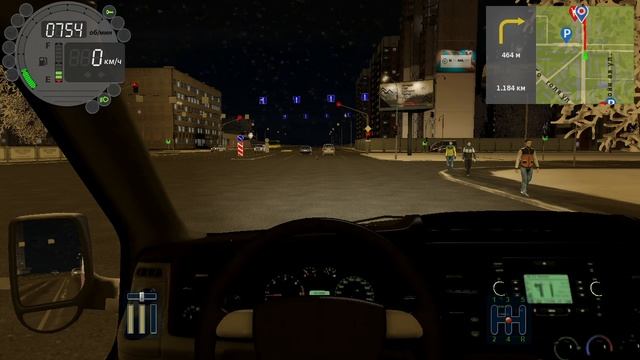 234) City Car Driving 3.746 км Строителей - Кельяна [Молодежный - Рябиновая]