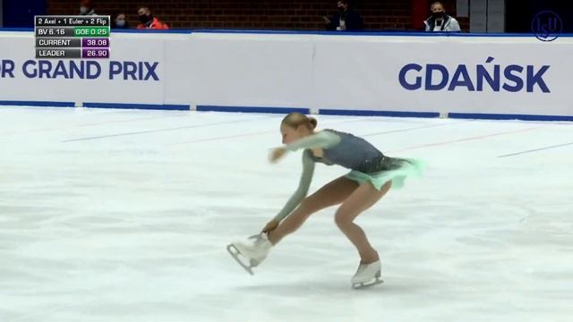 Sofja STEPCENKO LAT | WOMEN FREE SKATING | Gdansk 2021 #JGPFigure