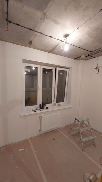 Монтаж откосов в гостиной 👌 Ремонт квартиры под ключ в Чебоксарах. 89176750030