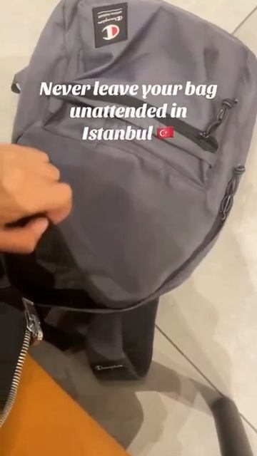Что будет, если оставить вещи без присмотра в Стамбуле