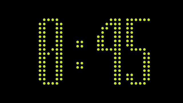2:00 Electric Lime LED Countdown Timer