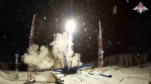 Поехали! Кадры пуска ракеты-носителя «Союз-2.1в» с космодрома Плесецк.