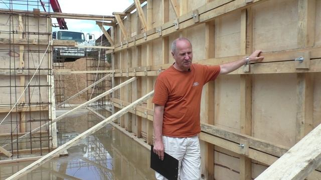 Строительство кирпично монолитного дома с цокольным этажом Часть 8