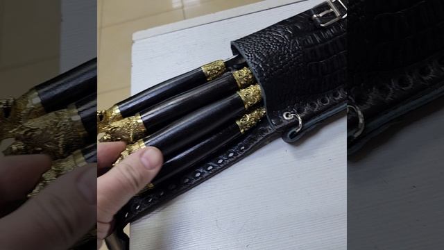 Набор литых шампуров в кожаном чехле Зверь малый ✅️