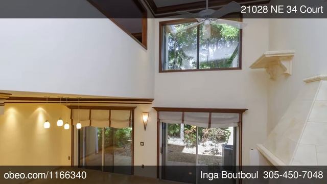 21028 NE 34 Court Aventura FL 33180 - Inga Boutboul - One Sothebys Intl Realty Fort Lauderdale