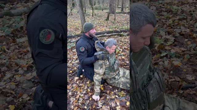 Эвакуация вдвоем используя метод Раутека. Желтая зона