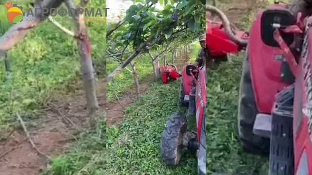 Работа косилки RMS