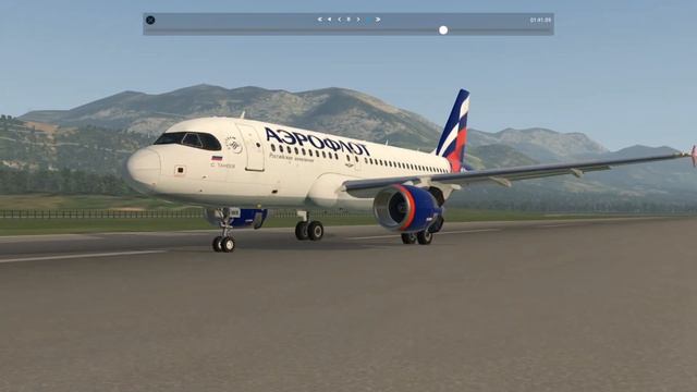 BUTTER! A319 Landing in Tivat airport!