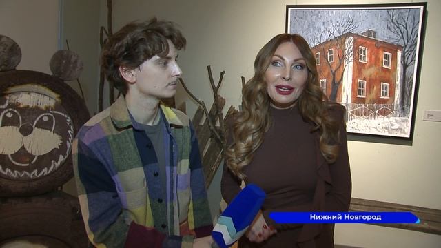 Состоялось открытие выставки Натальи Бочкарёвой «С любовью к Родине моей» состоялось в НГХМ