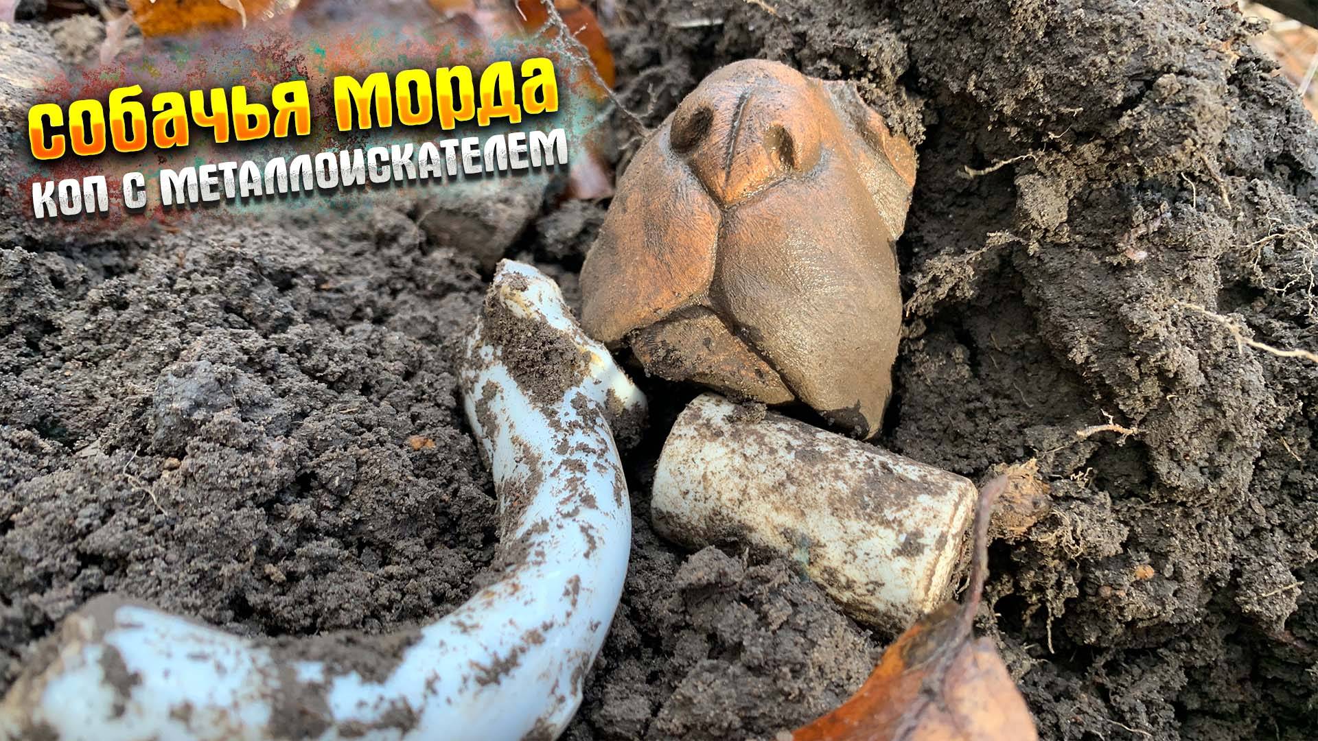 Собачья морда|Коп с металлоискателем