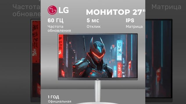 Монитор LG 27UP650-W - краткий обзор