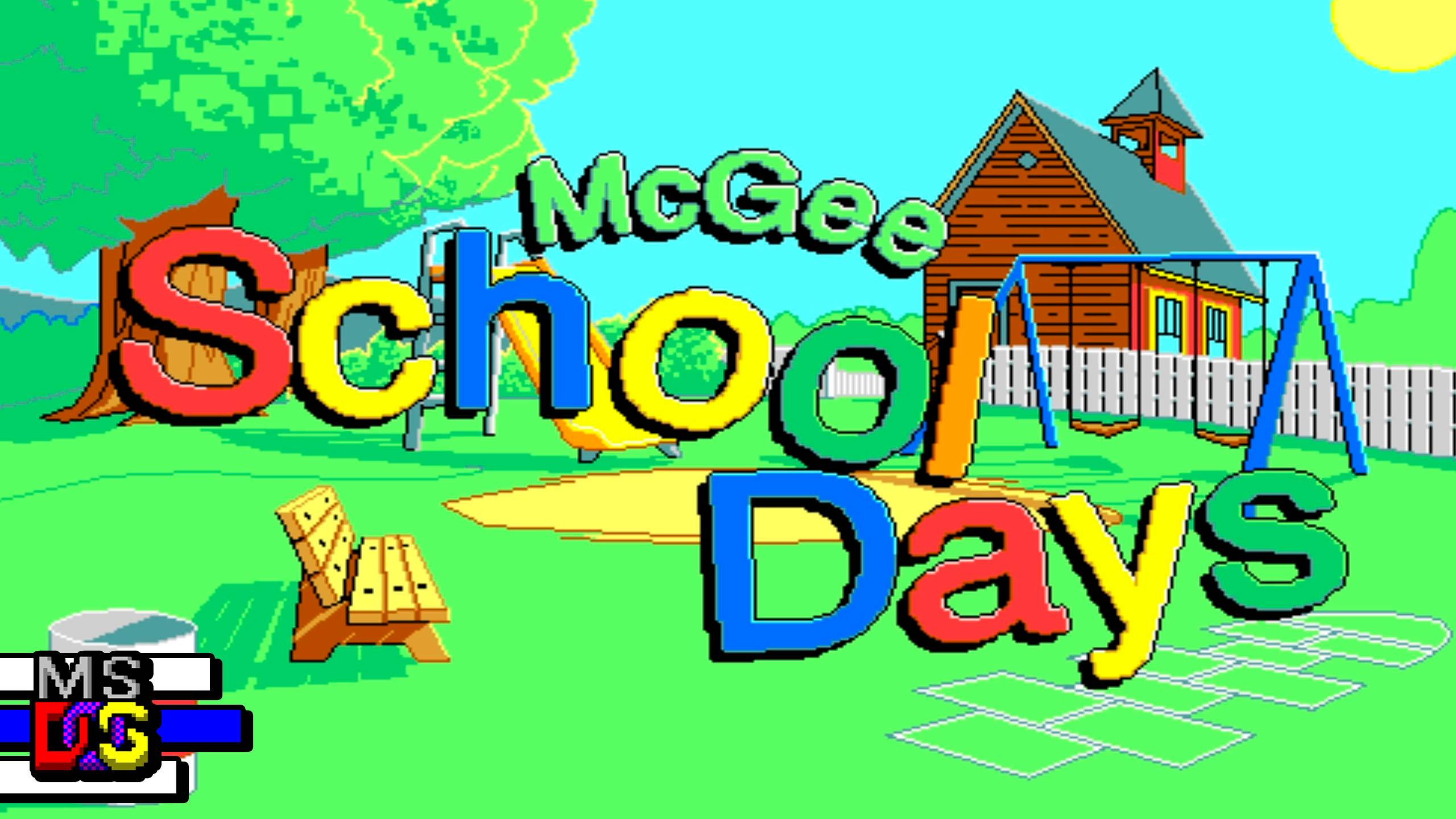 (PC/DOS) McGee School Days | ПОЛНОЕ ПРОХОЖДЕНИЕ БЕЗ КОММЕНТАРИЕВ | ИГРА ДЛЯ ДЕТЕЙ