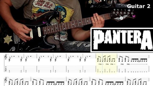 Pantera - Living Through Me. Only Tabs