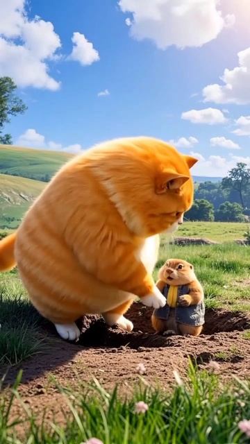 Рыжий кот сильнее кабана