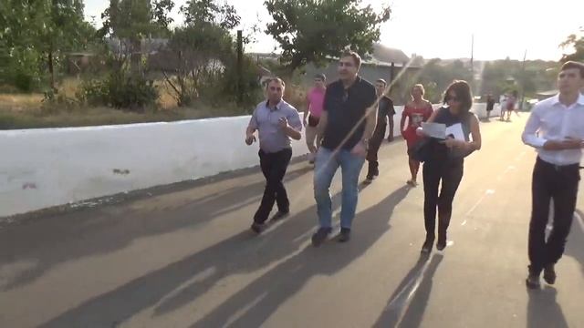 Саакашвили приехал в Коминтерновское на маршрутке