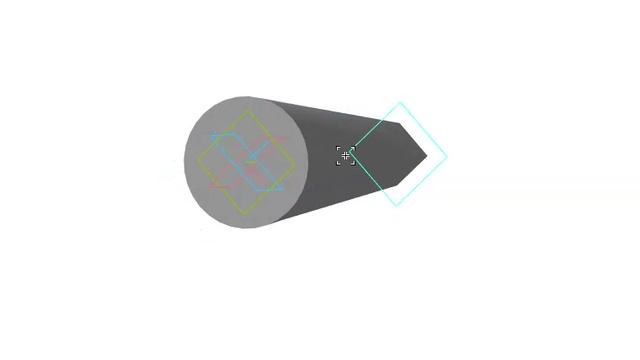 Для обучения: "3DФигура с круглым и квадратным сечениями" (построено в Российской САПР "Компас 3D")