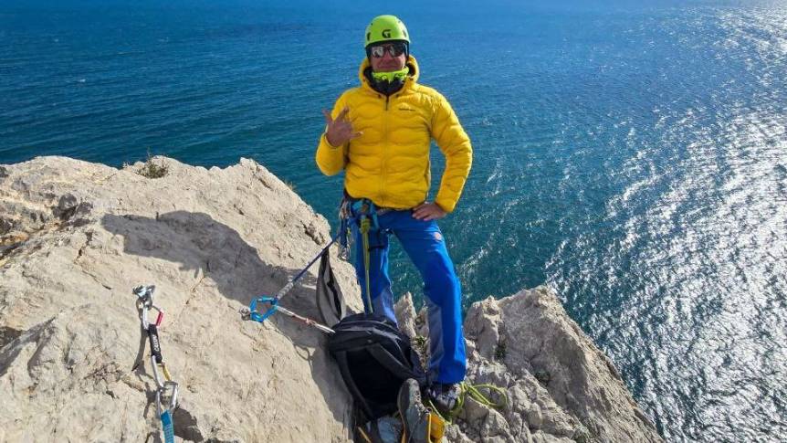 Горная школа Клуба 7 Вершин. Фрагменты восхождения на гору Кошка в Крыму