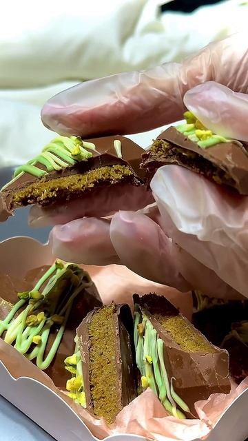 Дубайский шоколад 🍫 ручной работы с любовью 💚🧡