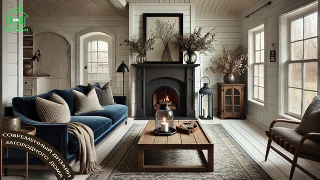 Современный дизайн загородного дома простой и комфортный  🏡💺🛋️ (15)
