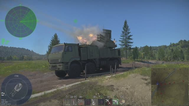 War Thunder Панцирь-С1