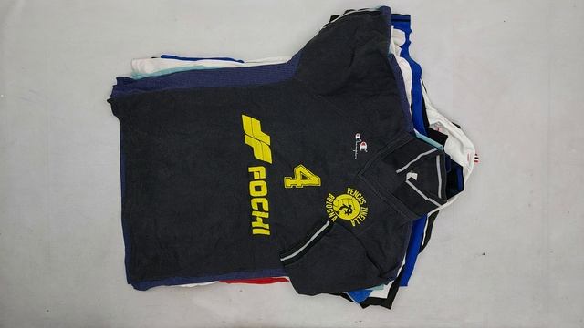 35634 Футболки поло Брендовые винтаж, 8пак, BRANDED POLO 1/3, секонд (extra) оптом