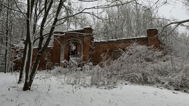 Конный двор усадьбы Марфино. Этюд