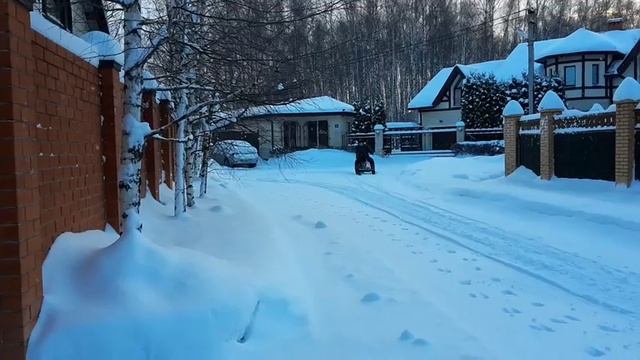 Мотоснегокат на скорую руку)🤓👍✌️