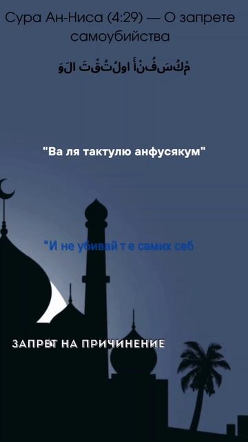Сура Ан - Ниса 4:29