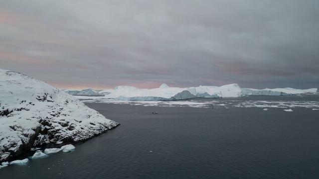 Гренландия Илулисаат, залив Диско, ноябрь🇬🇱