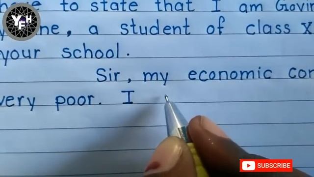 Application for books // application //handwriting //Application for book bank // book bank letter