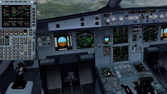 Visual approach to Tivat rwy 14 via NIK