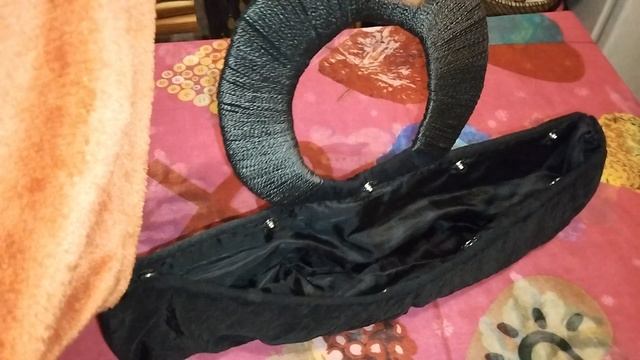 Сумка с вышивкой ручной пошив