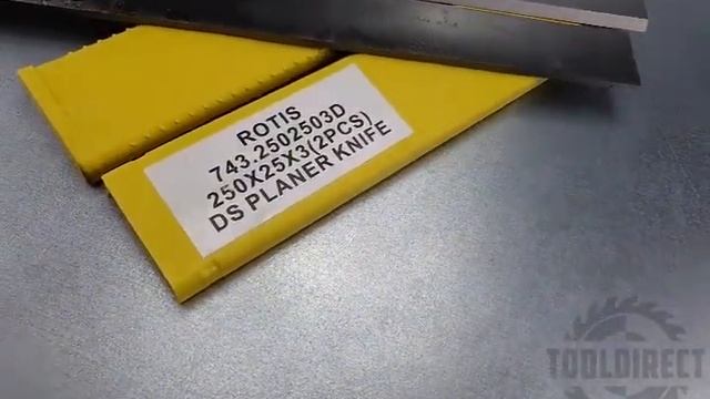 Нож строгальный 250х25х3 (DS качество) Rotis арт. 743.2502503D