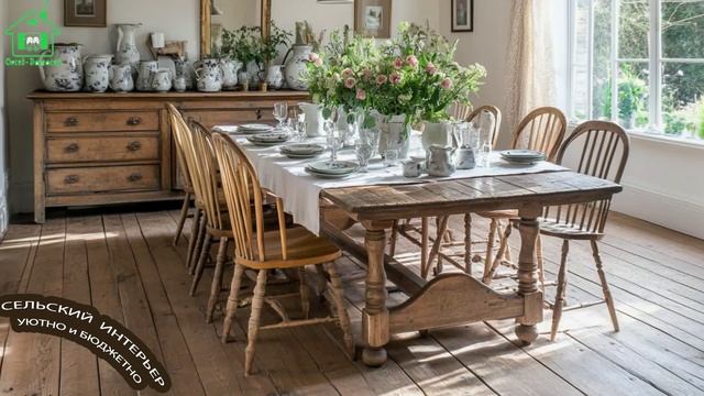 Уютный и бюджетный интерьер в деревенском стиле 🏡🛋️🫠 (3)