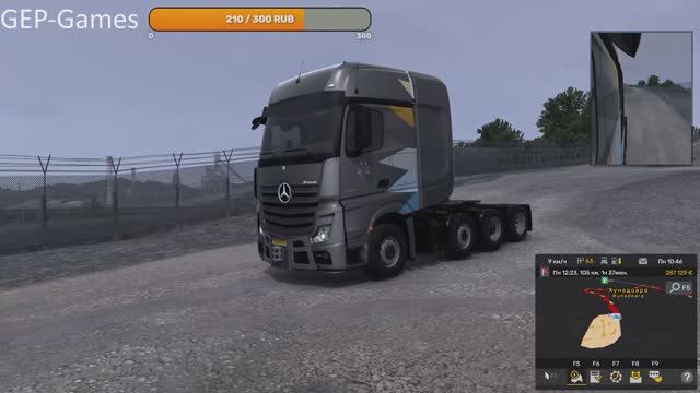 ETS 2 /Euru Truck Simulator 2/ карьера/прохождение/перевозка грузов на канале GEP-Games