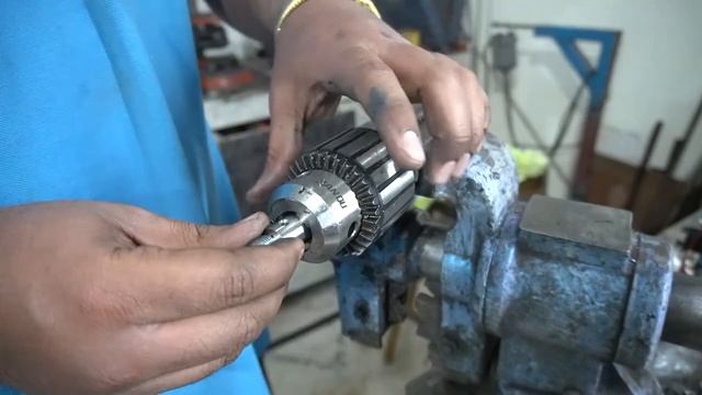 Turning Stainless Steel Bolt into Useful Pneumatic Tool - Air Graver without Lathe Version - 2