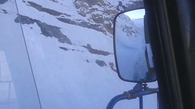 На белазе. Видео от первого лица.