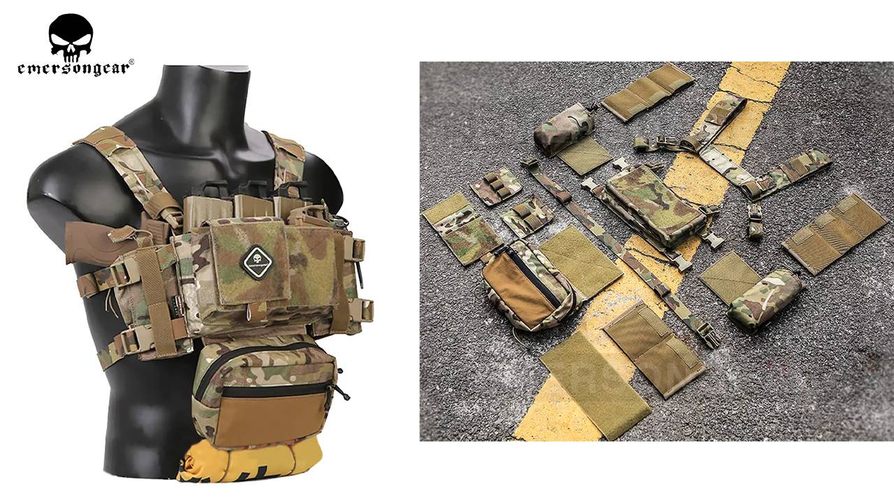 Обзор разгрузочного жилета Emersongear Micro Fight Chassis Tactical MK3 Combat Chest Rig