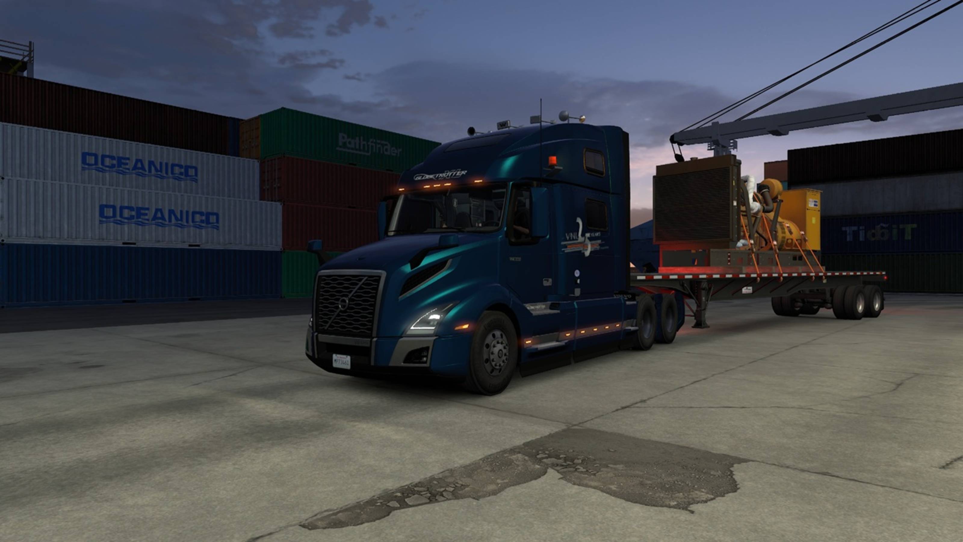 American Truck Simulator. Физика от Zeemods 2