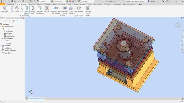 Создание пресс-формы для литься в Autodesk Inventor. Ч.3.