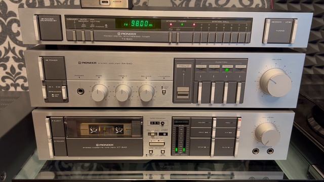 Усилитель Pioneer SA-540 + акустика ALR Nummer 5 (2)