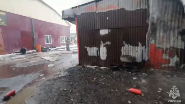 Пожар в автосервисе 20.02.2025г.