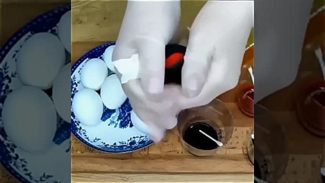 Красим яйца на Пасху. Быстро и красиво